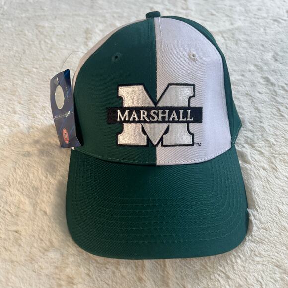 Marshall Thundering Herd Team Pinwheel Structured Strapback OSFM Hat Cap NEW NWT - Picture 2 of 6